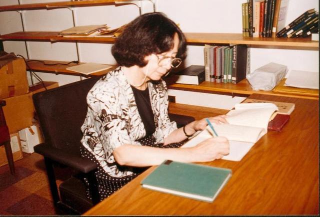 20世纪70年代，叶嘉莹在哈佛燕京图书馆