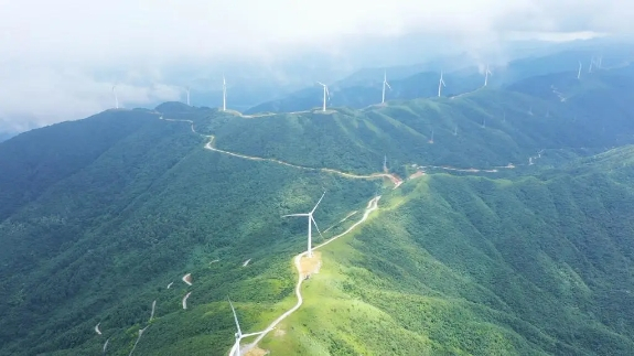 南山的风力发电