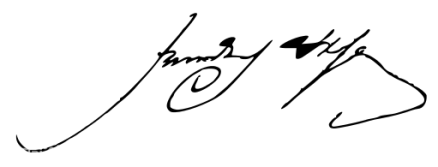 亲笔签名