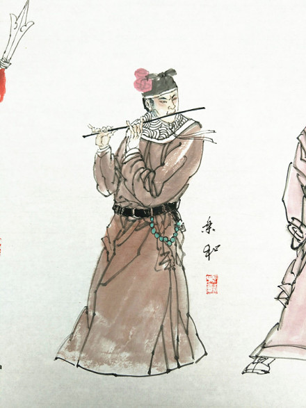 乐和（刘志伟水浒长卷）