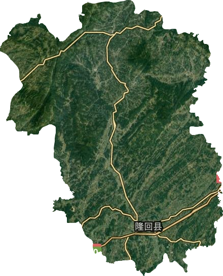 隆回县卫星地图