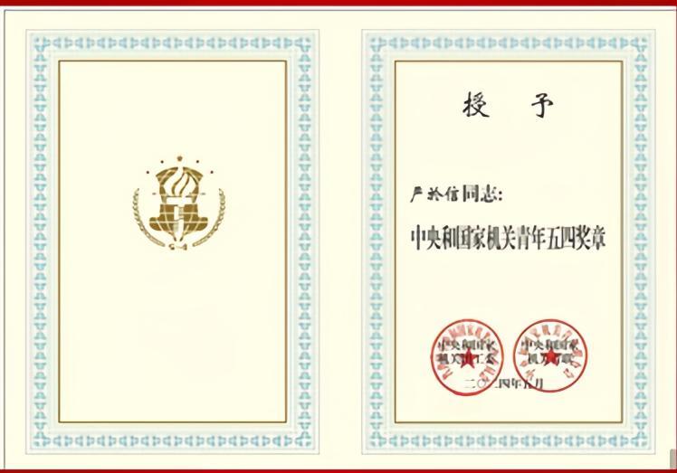 中央和国家机关青年五四奖章