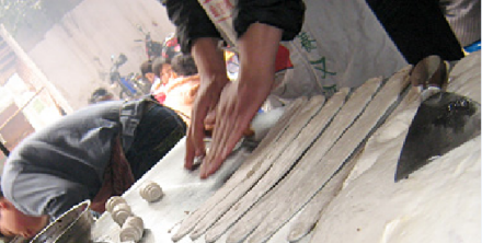 制作锅盔