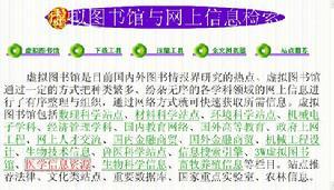 虚拟图书馆与网上信息检索