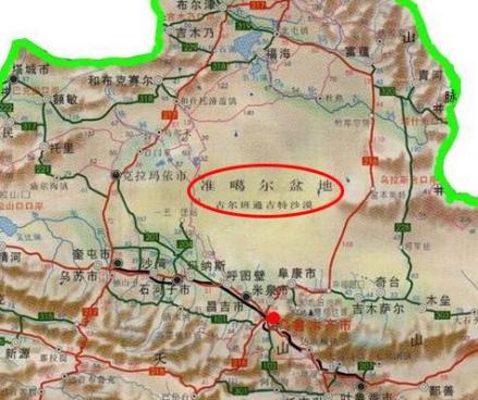 准噶尔盆地地理位置