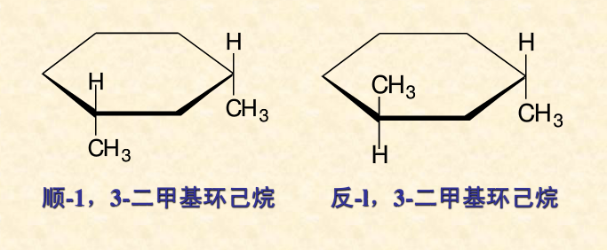 环烷烃的顺反异构