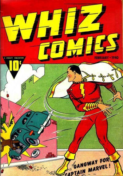 《天才漫画》（Whiz Comics）第2期（1940年2月）