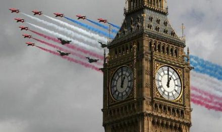 英国皇家空军90周年庆典