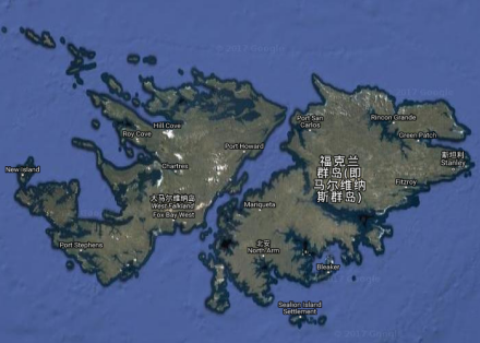马岛卫星地图