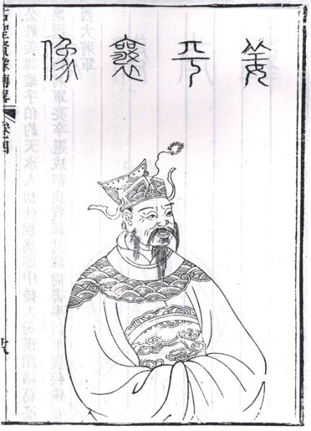 姜维半身像 