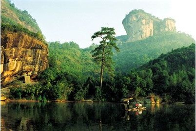 峰福铁路沿线山水景色