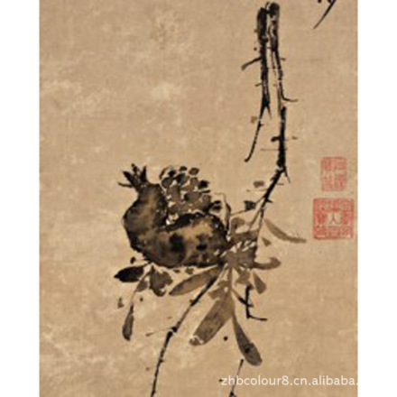 《榴石图》，徐渭