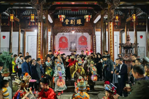 客家民俗活动现场图