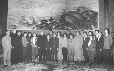 邓小平等接见优秀乒乓球运动员(1961年)