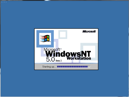 微软计划中的NT 5.0，即后来的Windows 2000