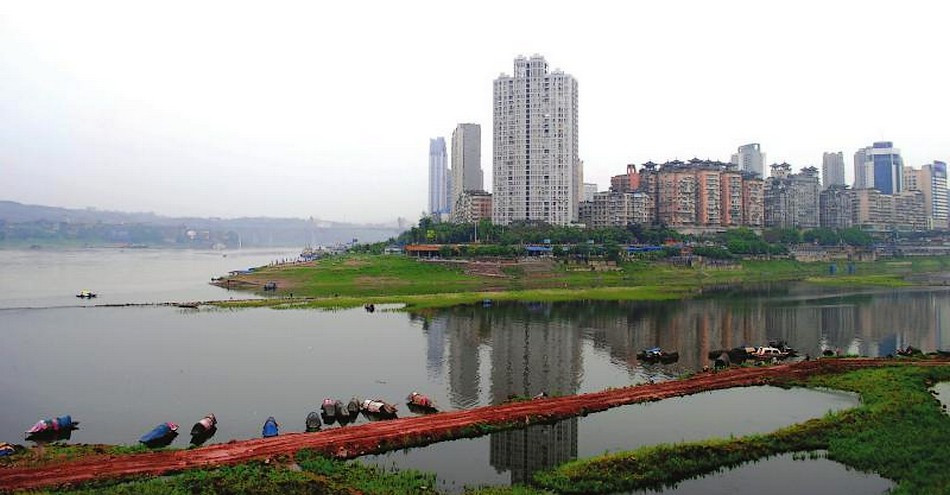 沱江河口