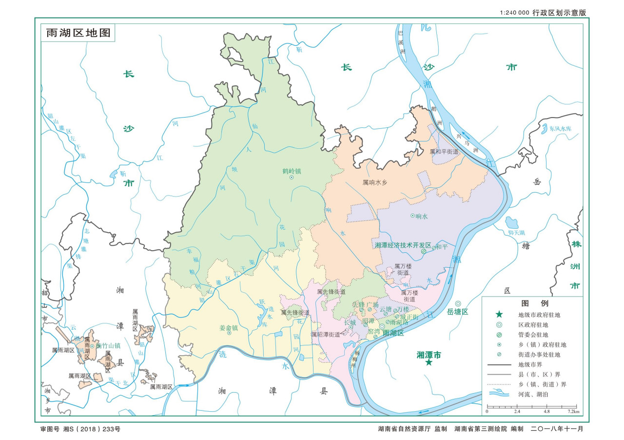  雨湖区地图