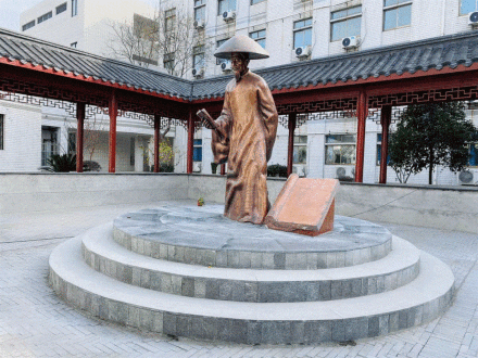 李渔雕像