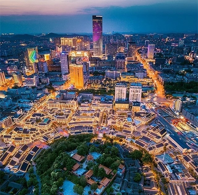 徐州市中心户部山步行街