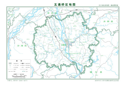  五通桥区标准地图