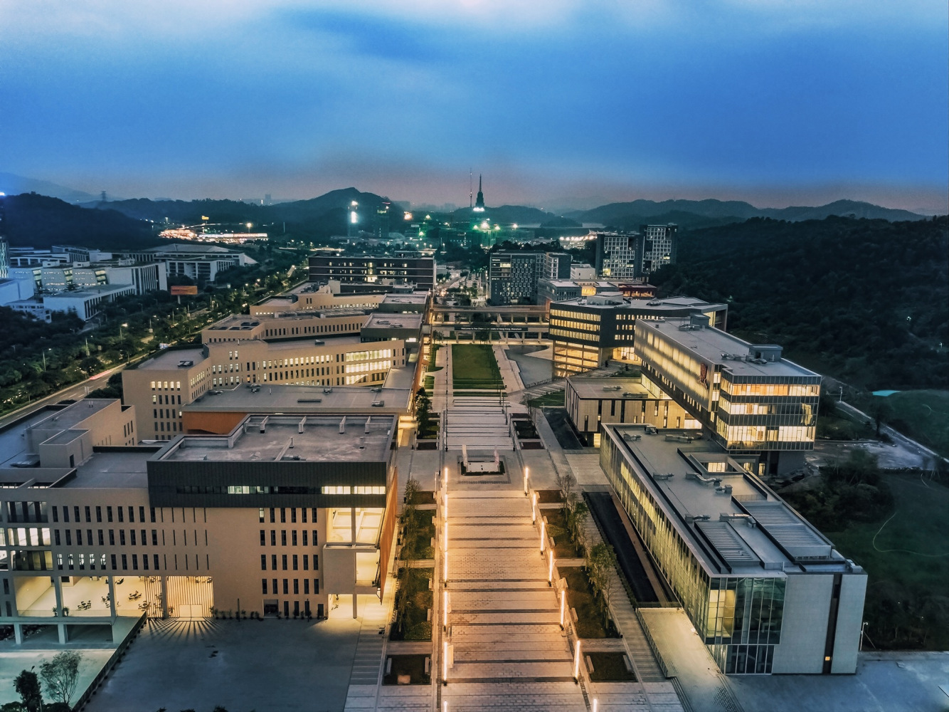 港中大(深圳)下园全景