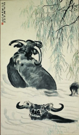 《牛浴》