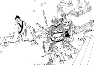 张仪（左）