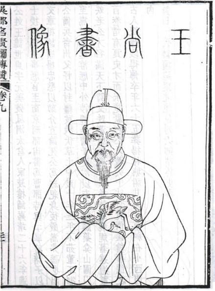 王世贞半身像 