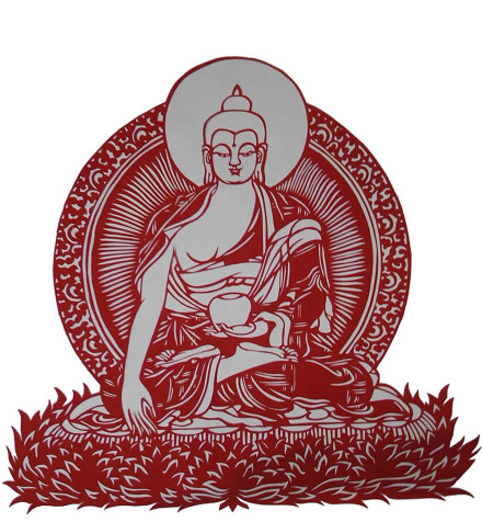 佛像剪纸