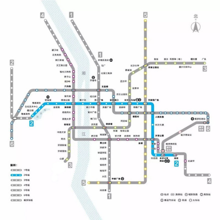 2号线线路图
