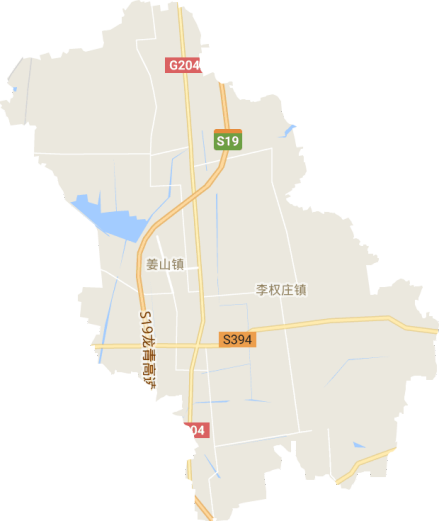 姜山镇政区图