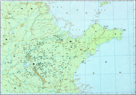 春秋齐鲁地图（高清）