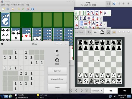 Trisquel 8.0 上的游戏