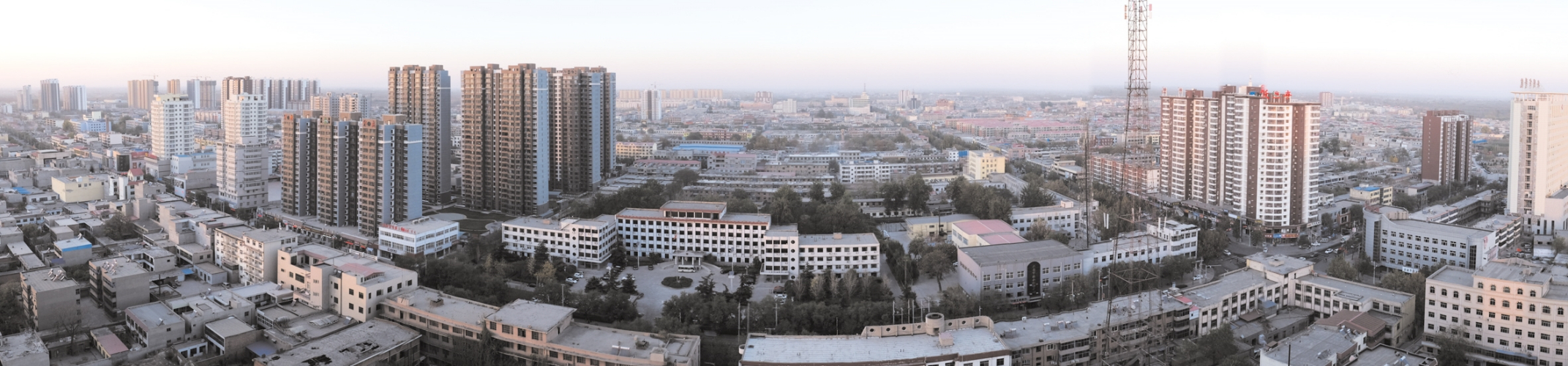 安国城市建设全景