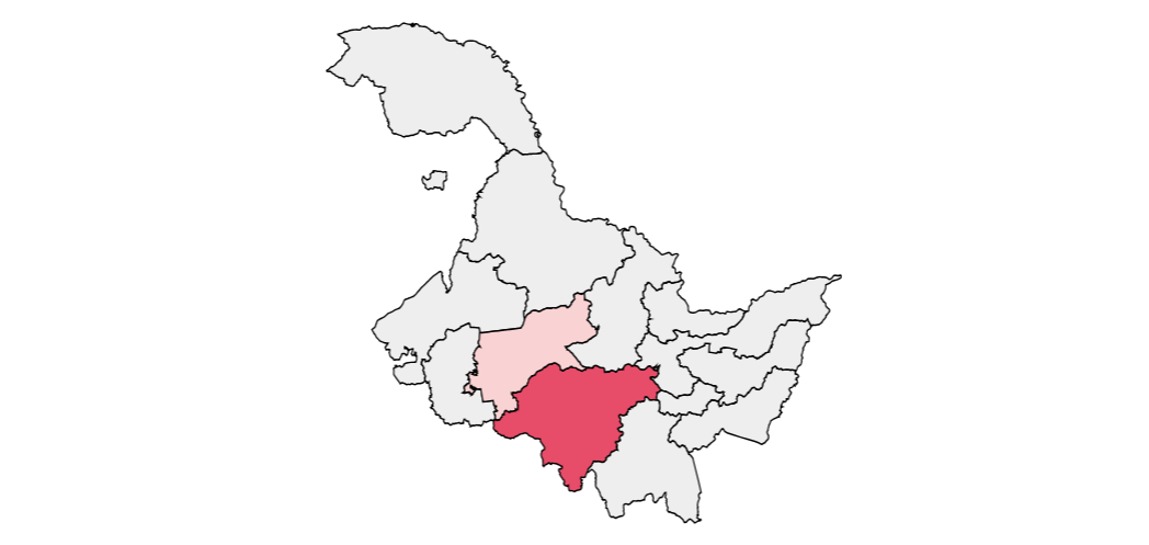 哈尔滨太平国际机场服务范围涉及地市示意