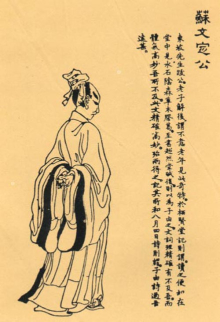 苏辙题跋像 
