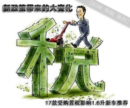车辆购置税新政漫画