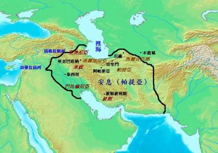 帕提亚帝国的疆域