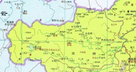 1820年的大定府地图