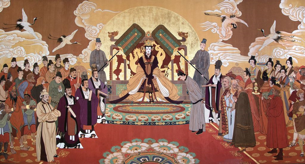 《万国来朝》壁画中的武则天形象