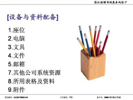 职位说明书