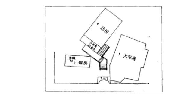 燊海井井平面布局示意图