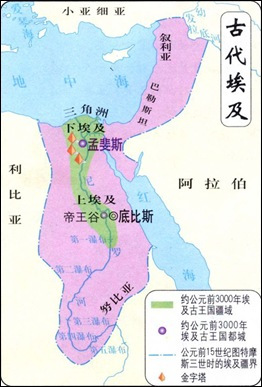 古代埃及地图