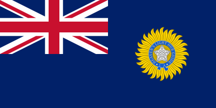 英属印度旗帜（1863–1947，主要是军队用）