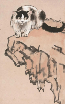 《猫石图》