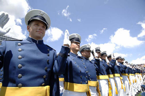 2007年美国空军军官学校毕业现场