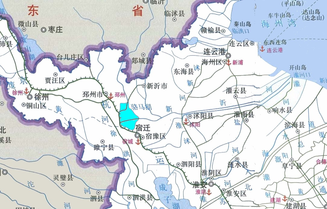 骆马湖位置及境域