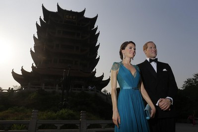 皇室夫妇蜡像