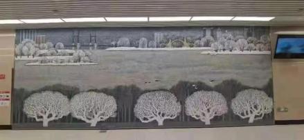 艺术作品《冰城雪影》