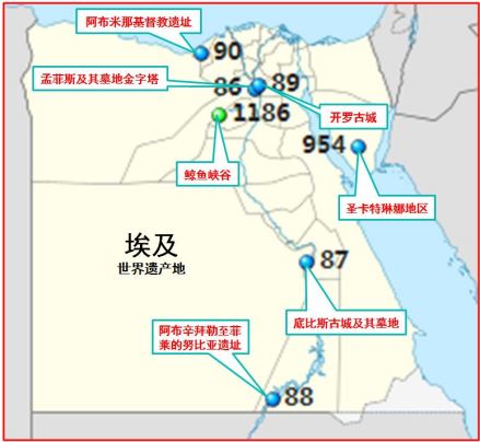 开罗古城地理位置图